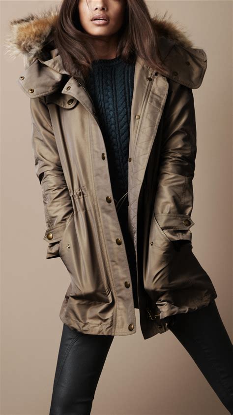 burberry dames parka|burberry parka men.